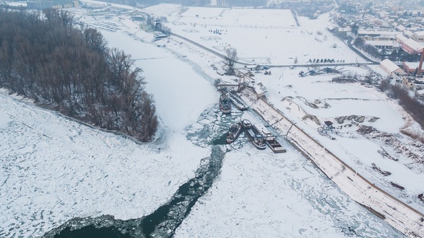2017. január-február jégvédekezés segítségnyújtás Mohács - Apatin között