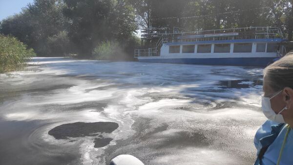 Virágosmajori-csatorna olajszennyezés